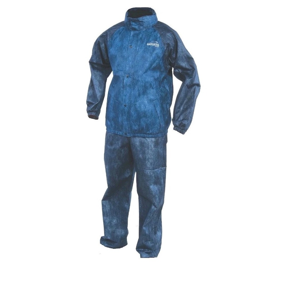 Natural Gear Brand Ultra Light Rain Jacket &‎ Pants Set Blue Sz Xtra Large NWT